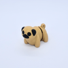 Mini chien carlin Zanimiz – figurine articulée