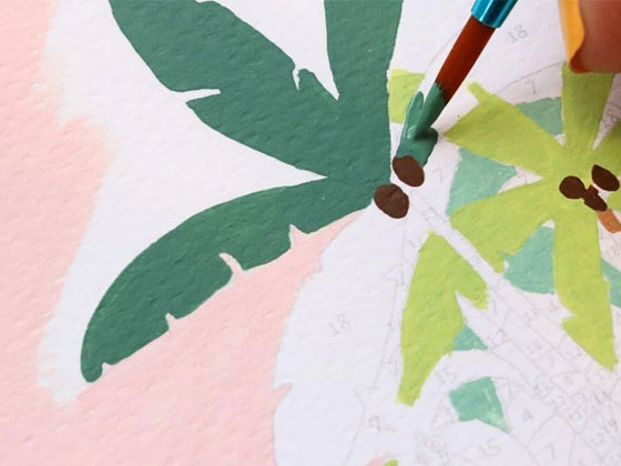 Activité peinture au numéro tropicale Bora Bora en famille