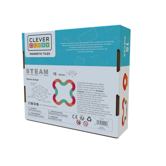 Boîte Cleverclixx Race Track Add-on Curves Intense – 15 pièces