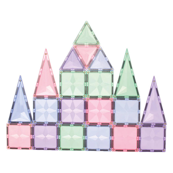 Château pastel réalisé avec les tuiles magnétiques Cleverclixx