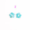 Charms Mini Fleurs – Les Nicolettes – Bleu Ciel (acétate)