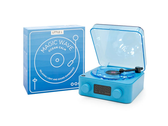 Enceinte lumineuse bleue et sonore Magic Wave idéale pour détente et sommeil