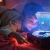 Enceinte sensorielle Magic Wave Little L avec son de l'ocean et projections lumineuses