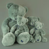 Famille d’ours en peluche Sowen vert Maïlou Tradition