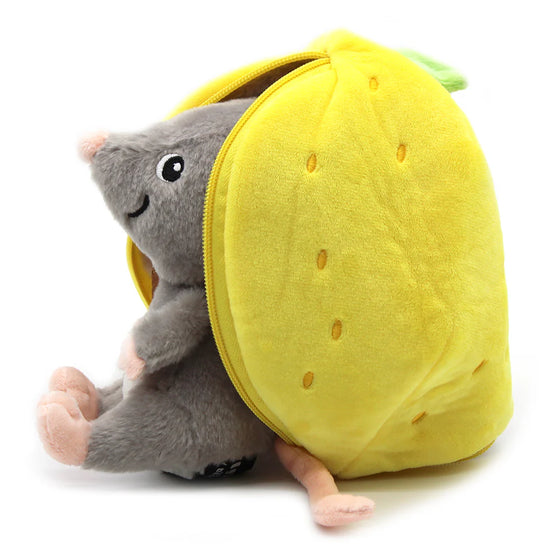 Jouet 2 en 1 souris et citron tout doux Flipetz