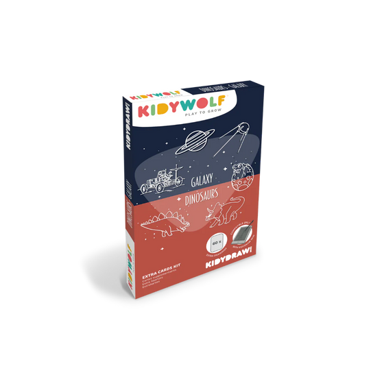 KIDYDRAW MINI recharges dessins galaxie et dinosaures