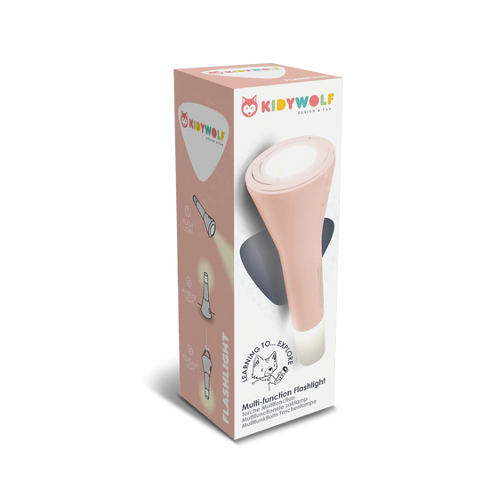 KIDYFLASHLIGHT - LAMPE DE POCHE 3 EN 1 BOITE