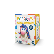  Kit Patacréer pour réaliser sa Licorne en pâte à modeler, dès 3 ans
