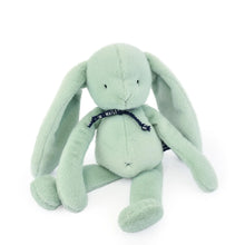  Lapin Méloé vert sauge 37 cm assis Maïlou Tradition