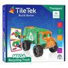 Camion de recyclage magnétique TileTek et coffret de 14 pièces
