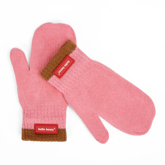 Moufles Hotty Pink Hello Hossy pour enfant.