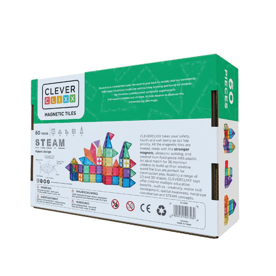 Packaging Cleverclixx Original Intense Pack – 60 pièces magnétiques pour enfants
