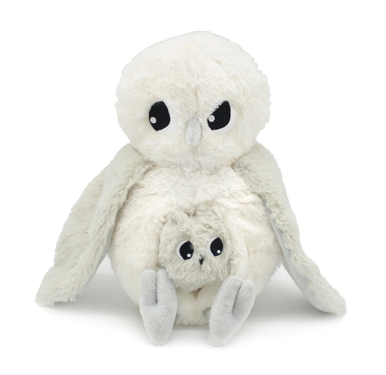 Peluche Coucou Les Déglingos avec bébé sorti du ventre