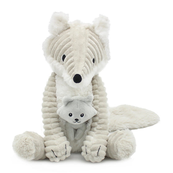 Peluche Frimou Les Déglingos avec bébé caché dans le ventre