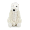 Peluche Grobidou ours polaire assise Les Déglingos