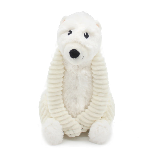 Peluche Grobidou ours polaire assise Les Déglingos