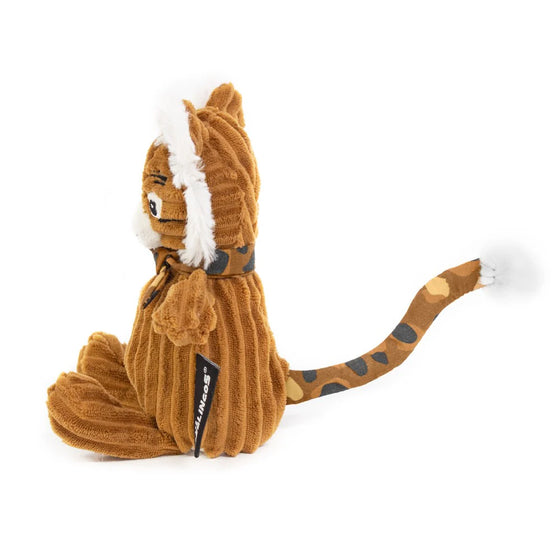 Peluche bébé tigre en velours côtelé Spéculos