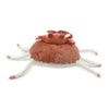 Peluche crabe Cassecou et son bébé Ptipotos terracotta