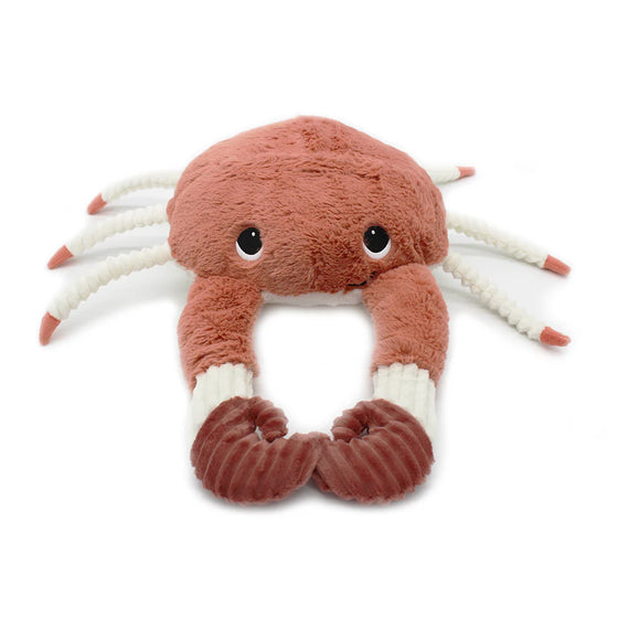 Peluche crabe douce et originale dès la naissance terracotta