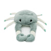 Peluche crabe verte avec bébé caché dans le dos
