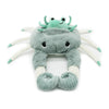 Peluche duo crabe maman-bébé Les Ptipotos menthe