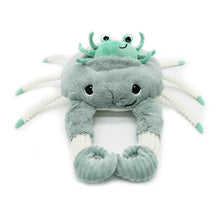  Peluche duo crabe maman-bébé Les Ptipotos menthe