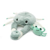Peluche duo crabe maman-bébé Les Ptipotos menthe les Déginglos