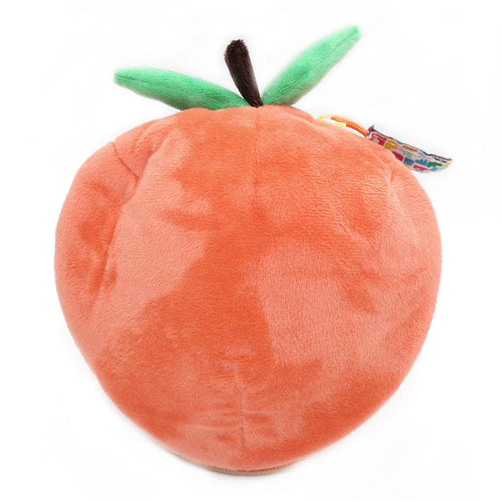 Peluche pêche orange qui se transforme en tortue verte Flipetz
