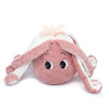 Peluche pieuvre rose avec bébé caché sous les tentacules