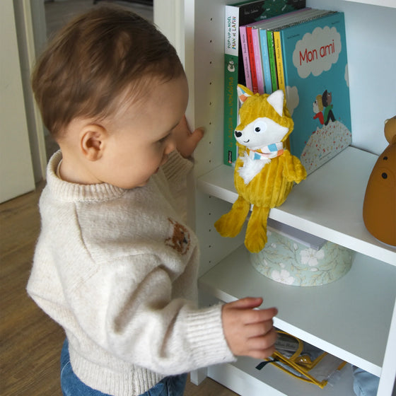 Peluche renard Les Déglingos parfaite pour les câlins