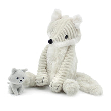  Peluche renard arctique Frimou maman et bébé Les Déglingos