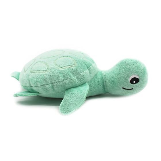 Peluche tortue  bébé Ptipotos menthe