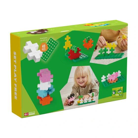 Plus-Plus  - Big - Set activité ferme présentation set