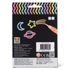 Stylos phosphorescents Glow Pens Tiger Tribe 6 couleurs - dos pochette