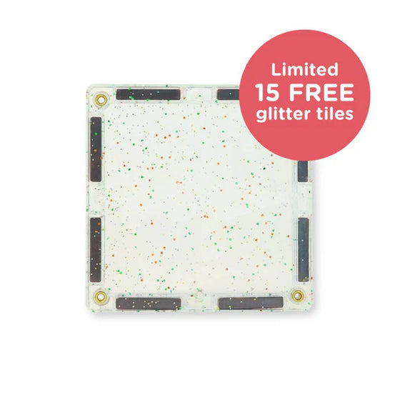 Tuile magnétique pailletée Cleverclixx édition limitée glitter
