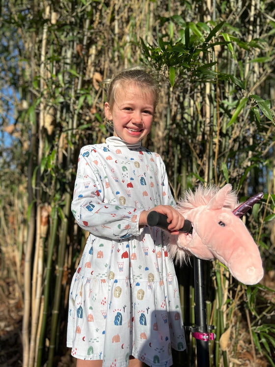Accessoire tête de licorne rose pour trottinette enfant – Wild & Soft chez Ma Biche