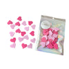 Clips décoratifs cœurs roses Ratatam pour rayons de vélo enfant