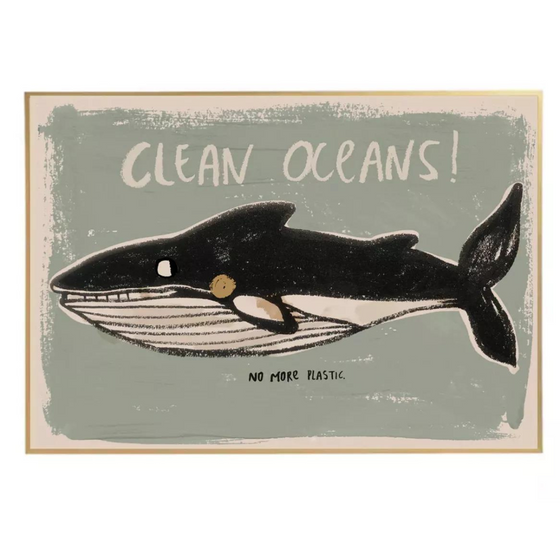 Affiche Clean Oceans Studio Loco.