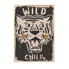  Affiche poster Wild child tigre Studio Loco.