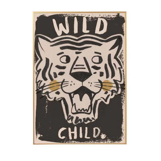 Affiche poster Wild child tigre Studio Loco.