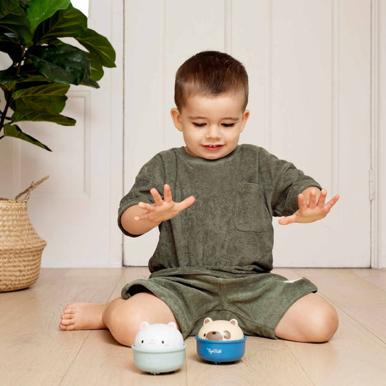 Jouet culbuto chien à friction pour bébé – Tiger Tribe