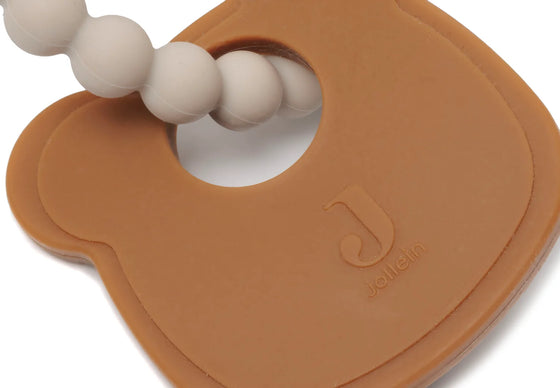 Anneau de dentition en silicone forme ourson Jollein - jouet de dentition bébé
