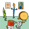 Livre enfant Antoine le biscuit aime dessiner Julie Bullier La Poule qui pond