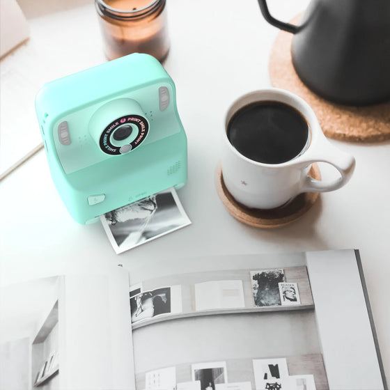 Appareil photo Camera Pixiprint Turquoise Mob.