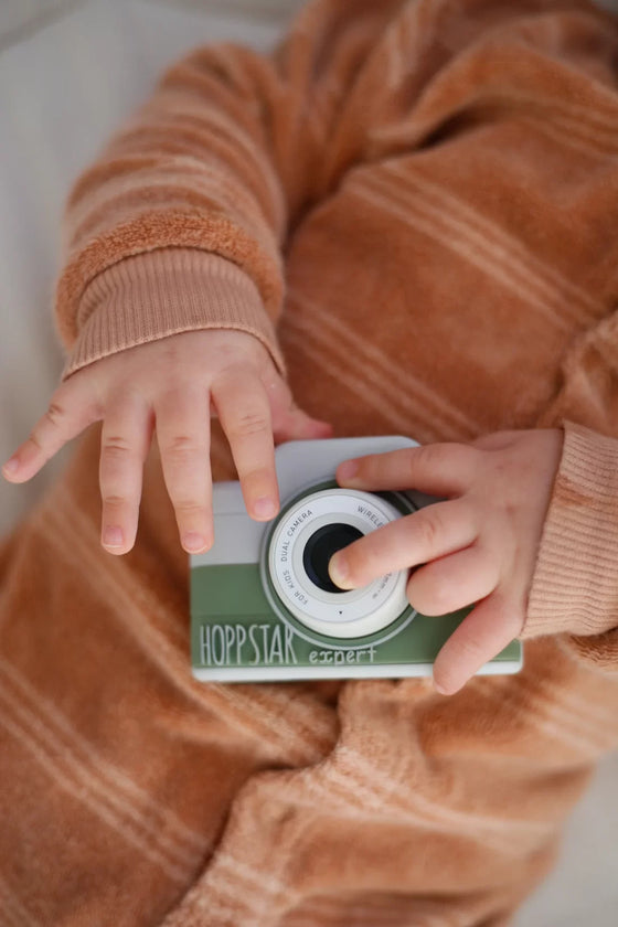 Appareil photo numérique pour enfant, modèle Expert, couleur Laurel vert, marque Hoppstar.