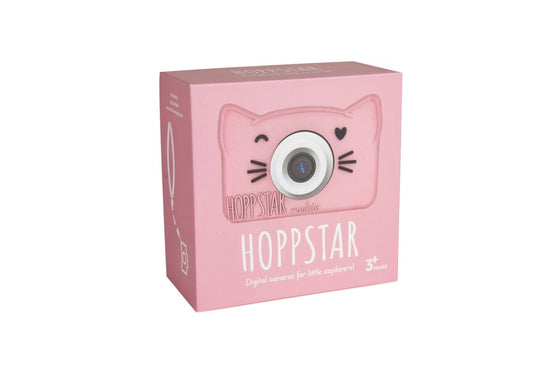 Appareil photo numérique pour enfant, modèle Rookie, couleur rose, marque Hoppstar.