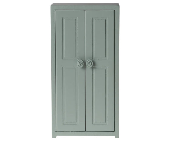 Armoire en bois pour souris, bleu soft, Maileg.