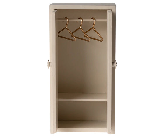 Armoire en bois pour souris, crème, Maileg.