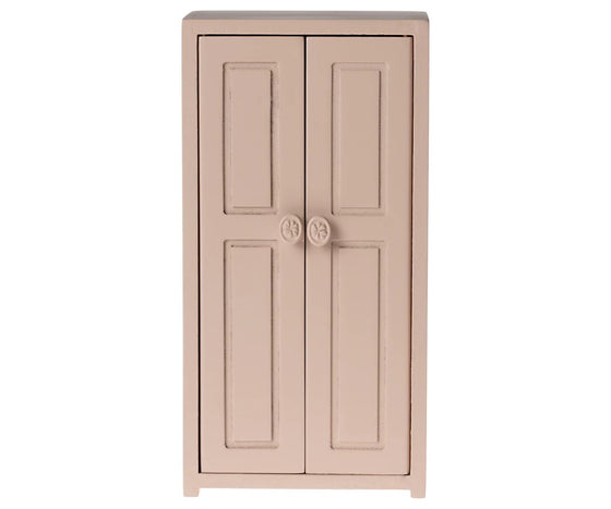 Armoire en bois pour souris, rose clair, Maileg.