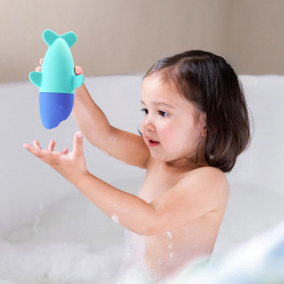 Arroseur pour le bain Queezi, Baleine, Quut.